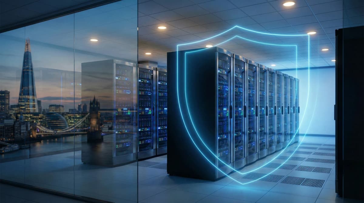 Secure data centre with backup and disaster recovery infrastructure