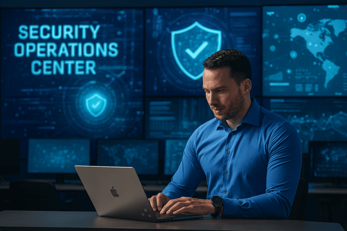 Security Operations Center - Expert monitoring cyber threats